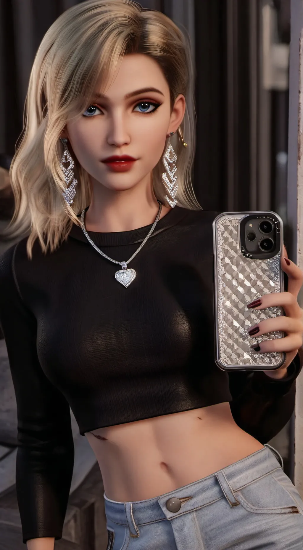 ai character: Stacey McGill  background