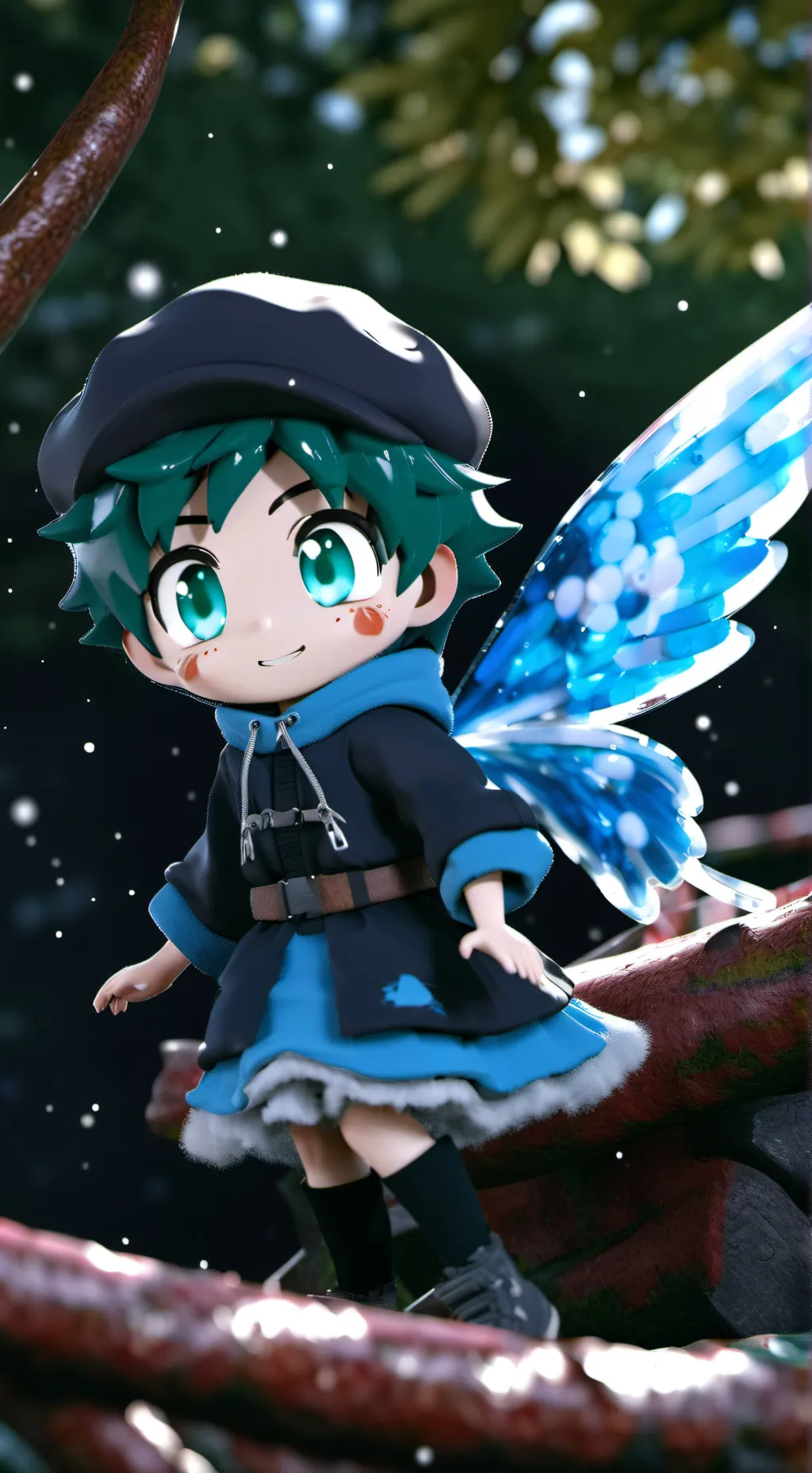 ai character: deku  background