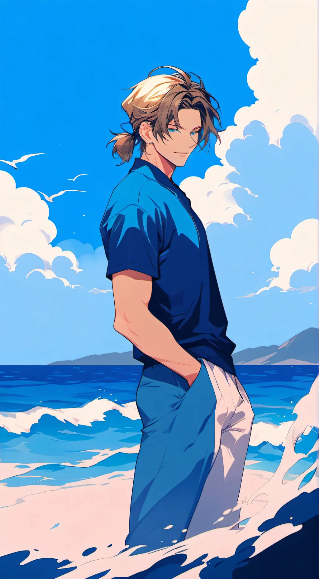 ai character: Marcelo Pires  background