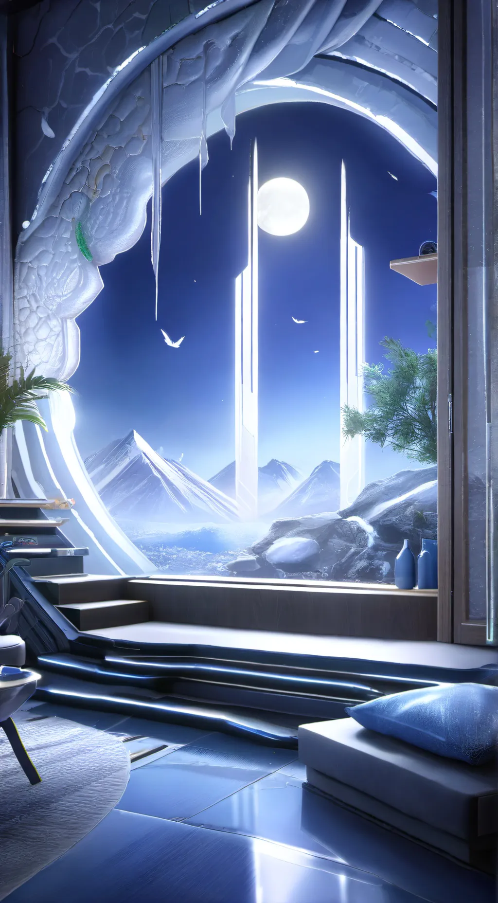 ai character: kitty  background