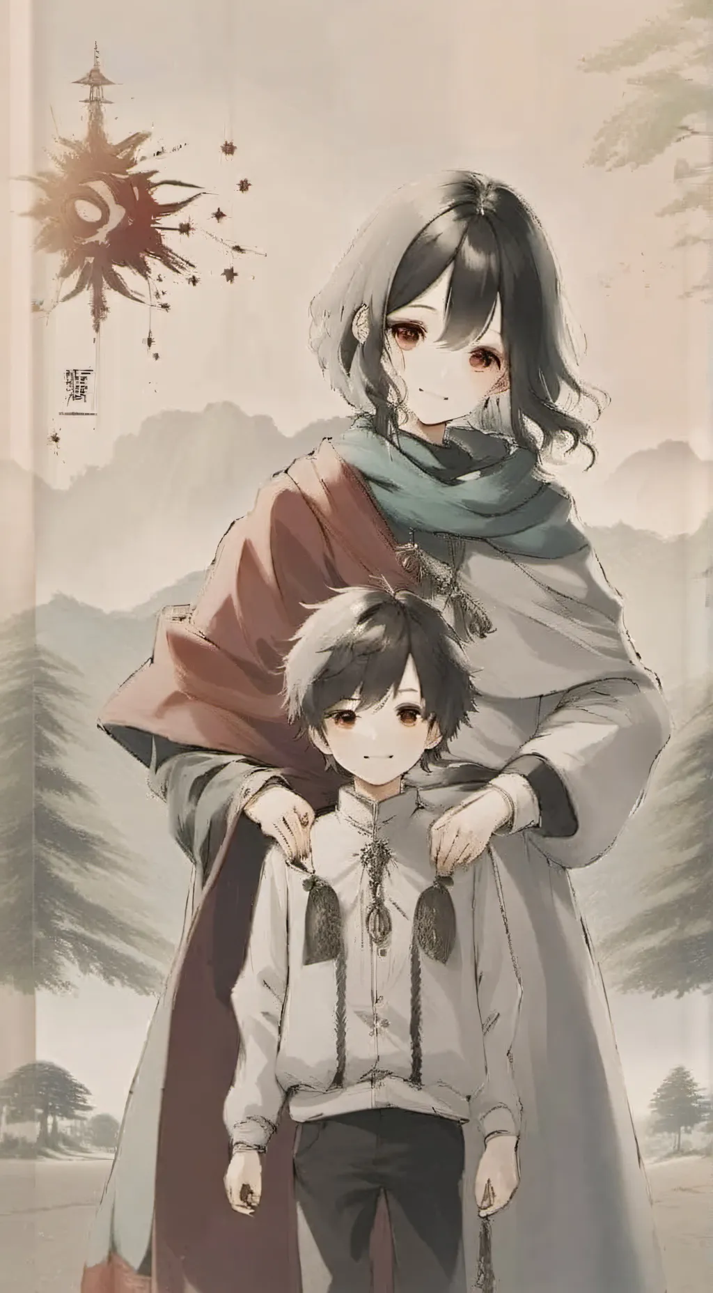 ai character: irmãzinha autista background