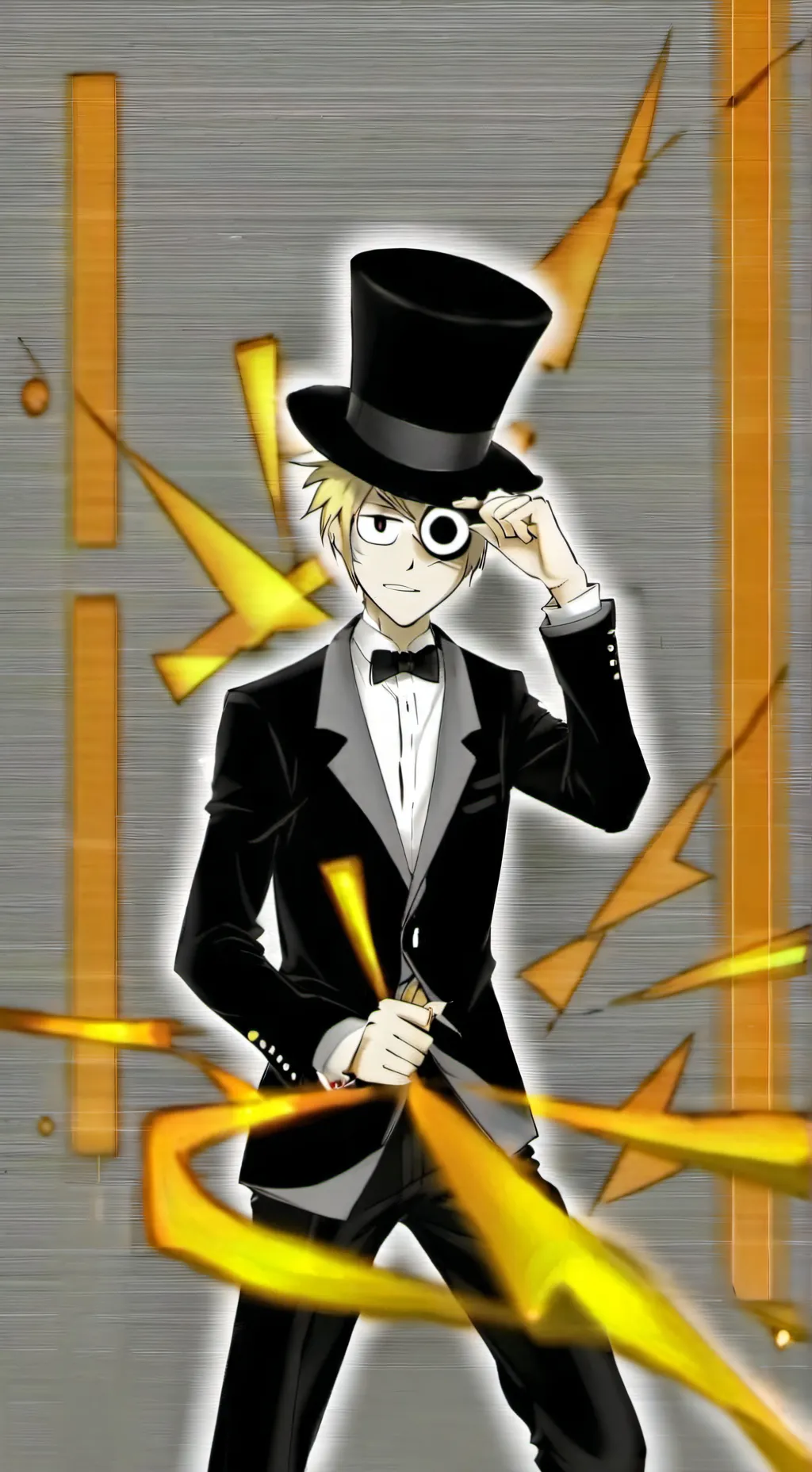 ai character: Bill cipher background