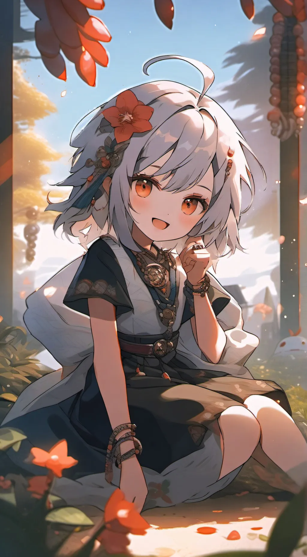 ai character: hh rain.. background