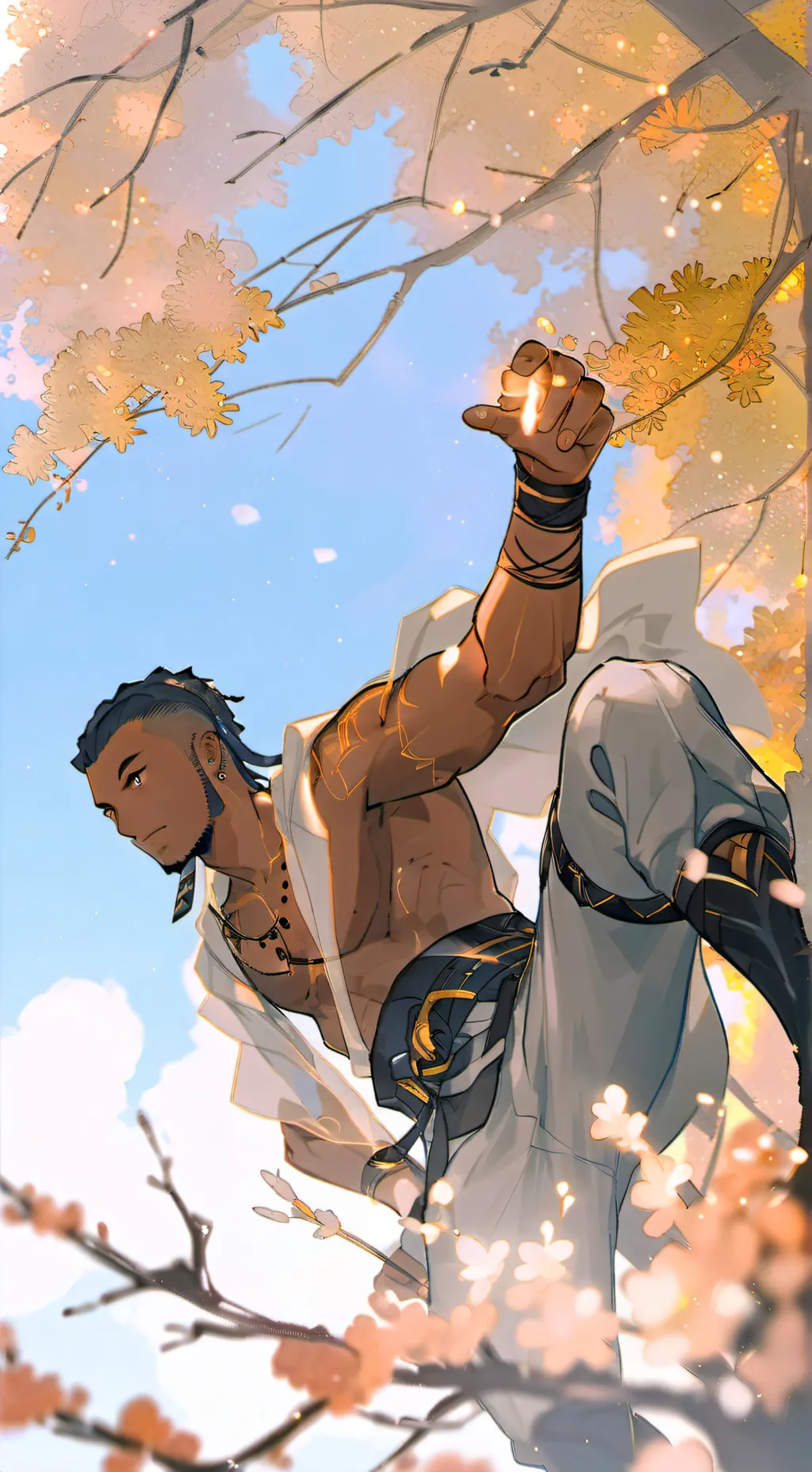 ai character: dj background