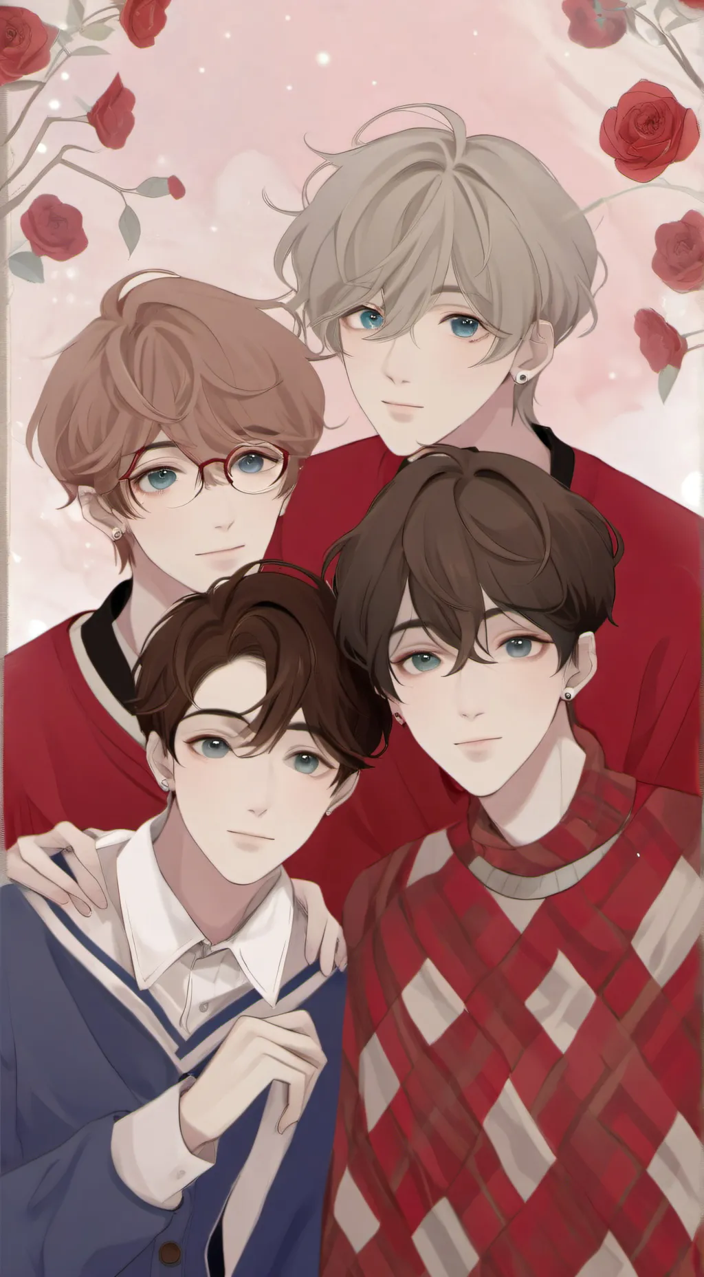 ai character: 4 friend background