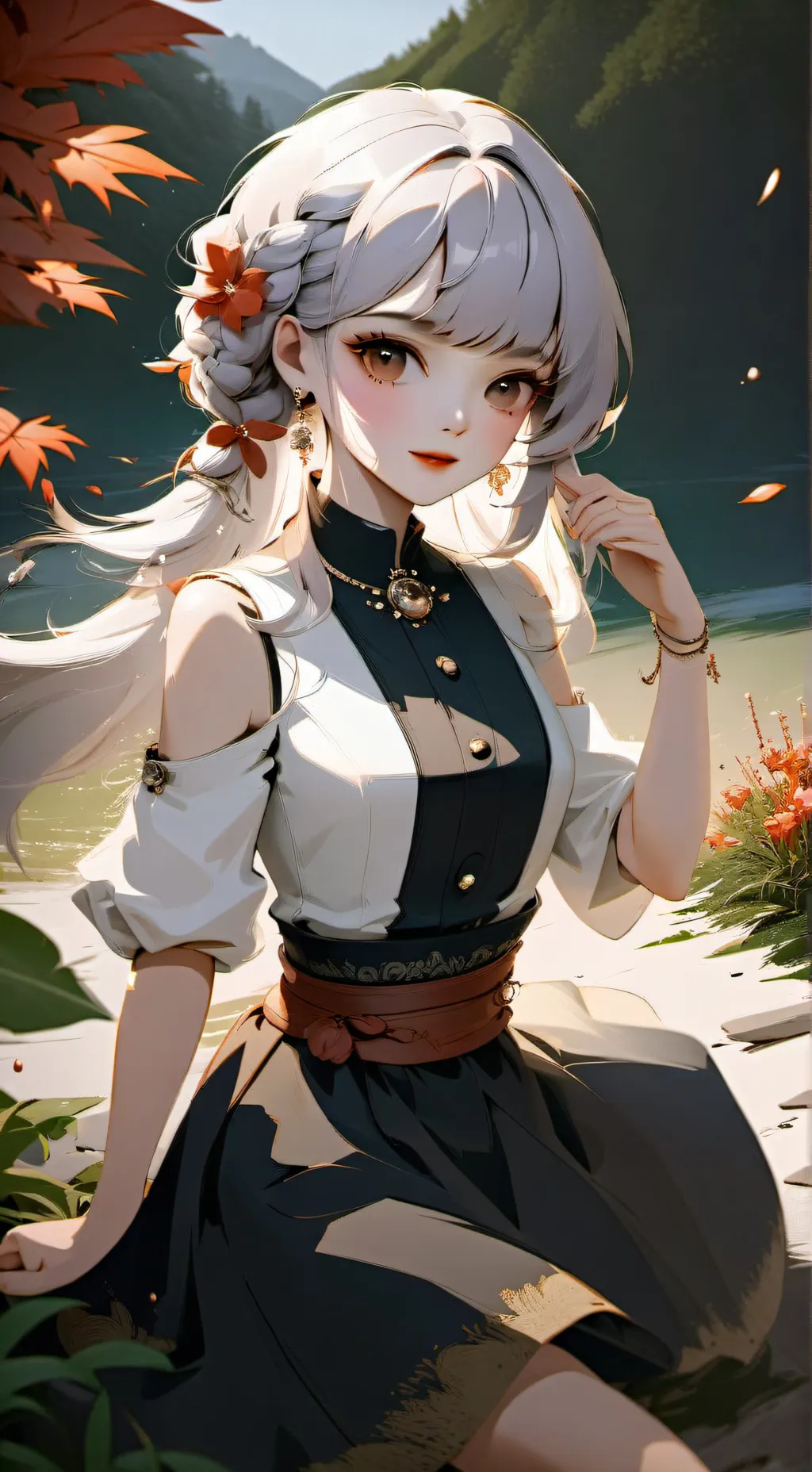 ai character: Hailey  background