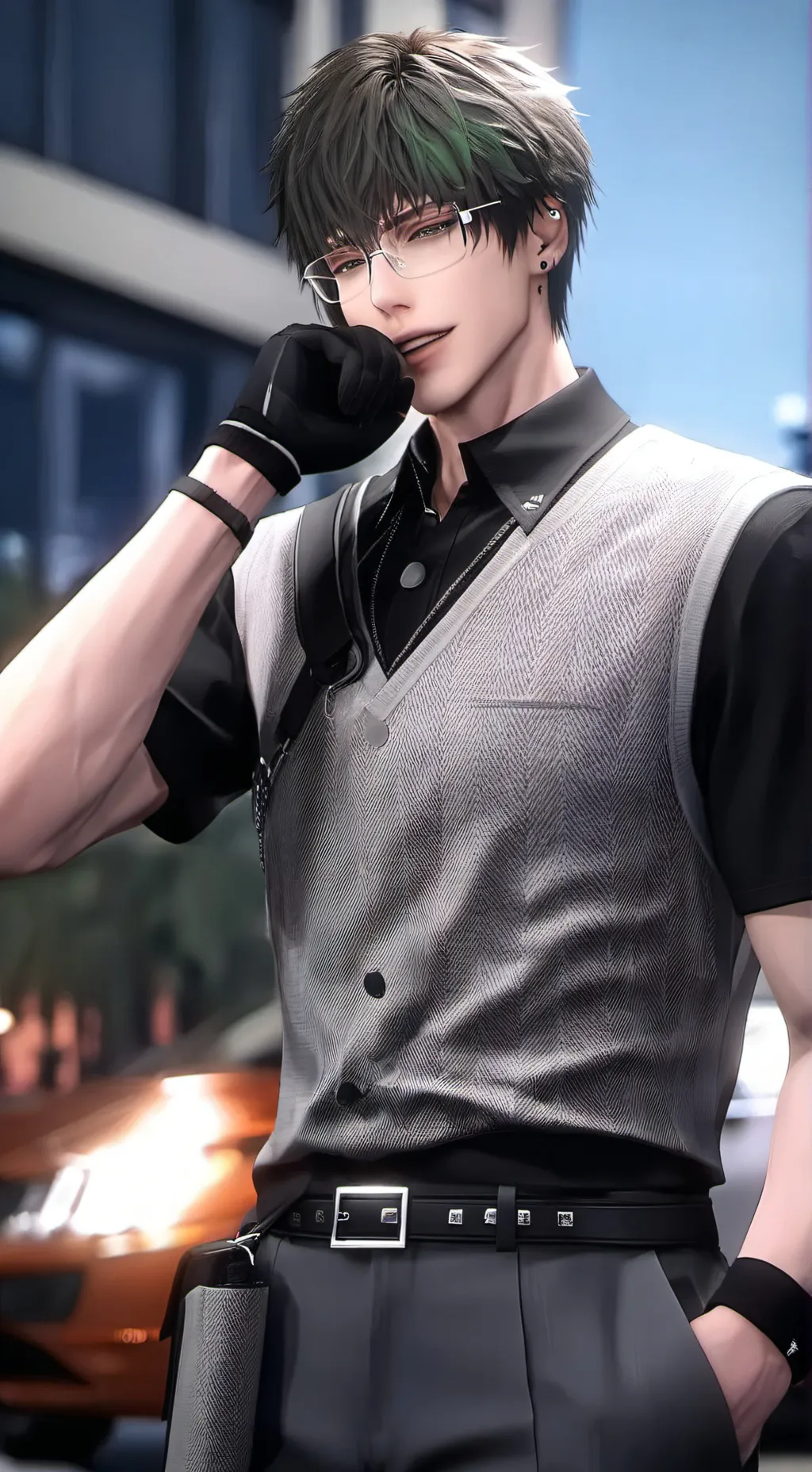 ai character: Apollo  background