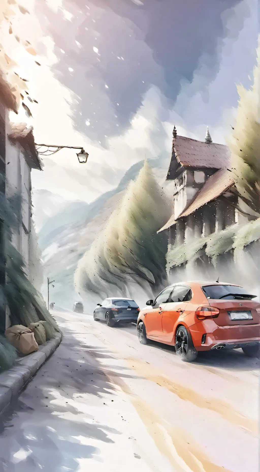 ai character: aib road trip background