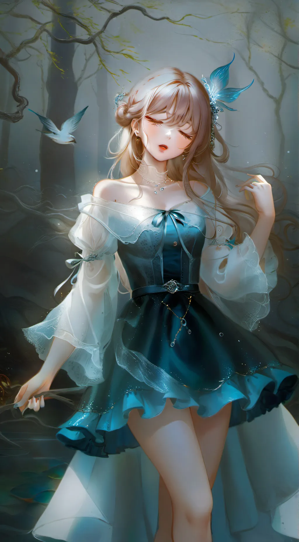 ai character: ana  background