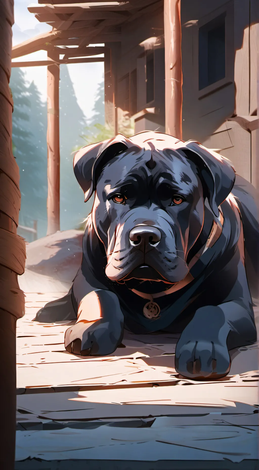 ai character: Buster background