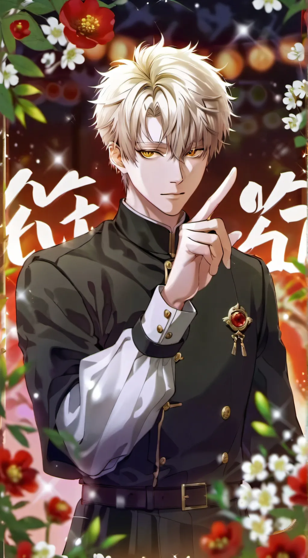 ai character: JJK asesino cerca background