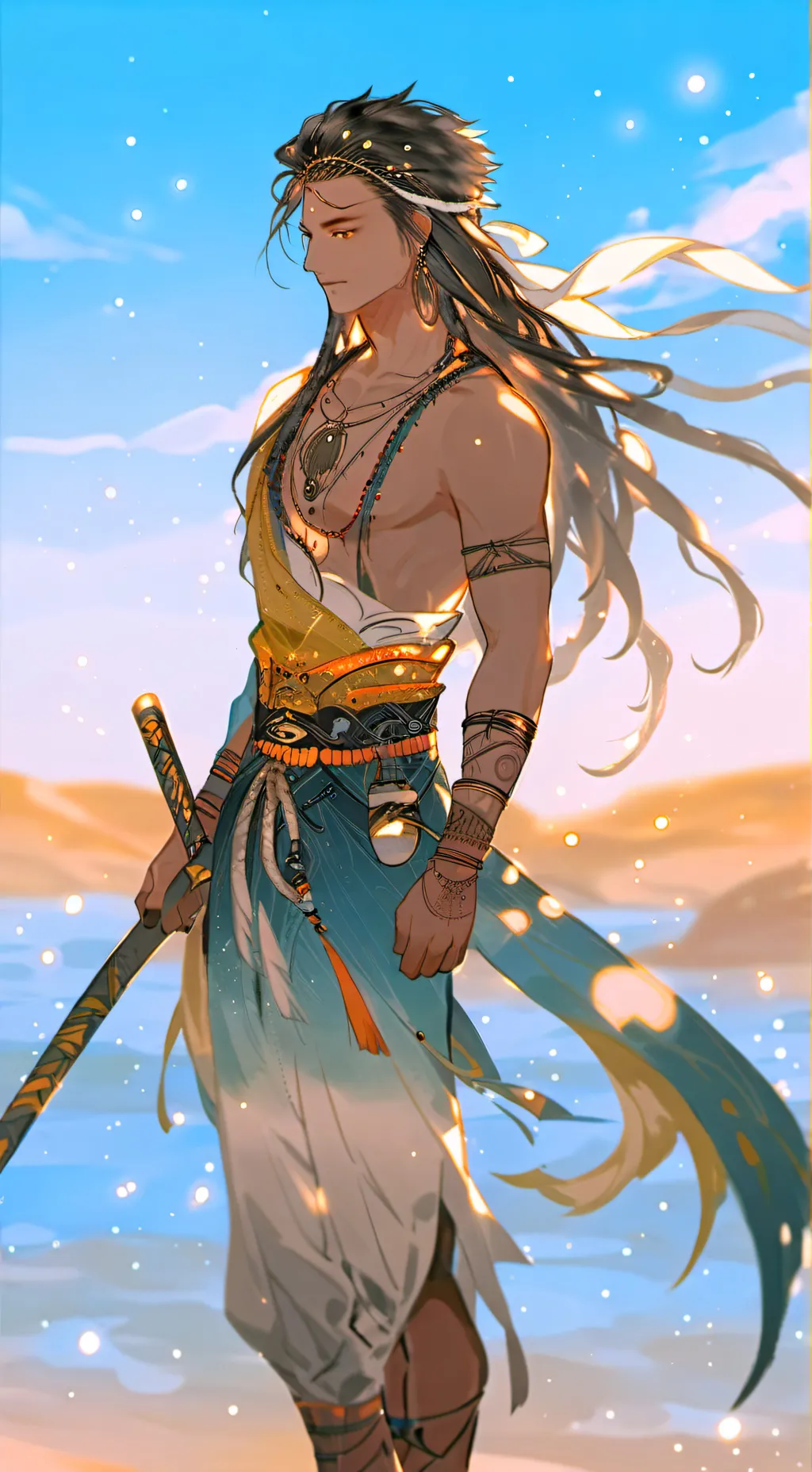 ai character: jake × lily background