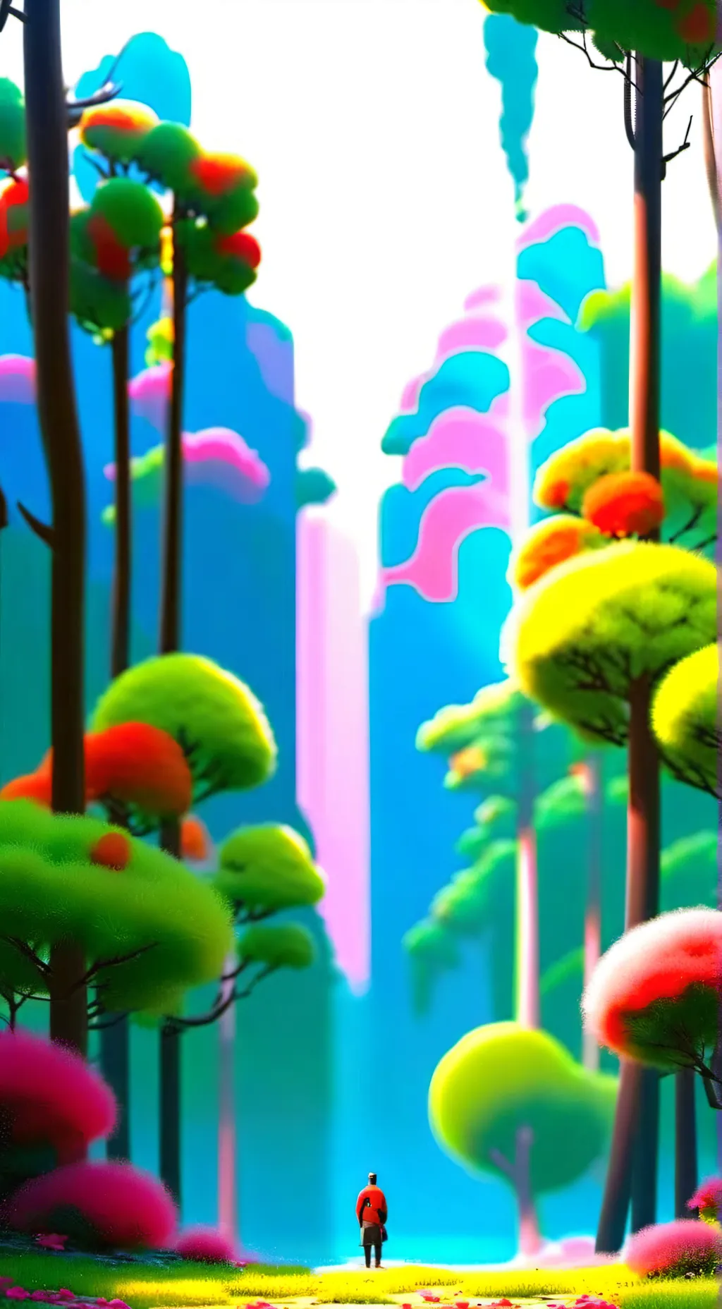 ai character: RANDOM SHYT background