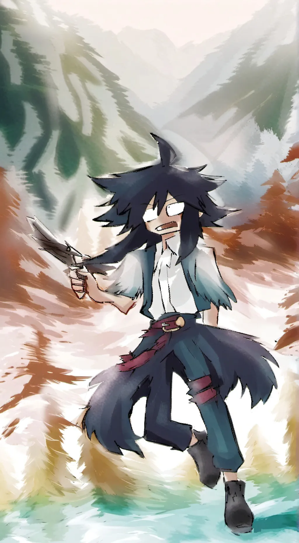 ai character: abbie background