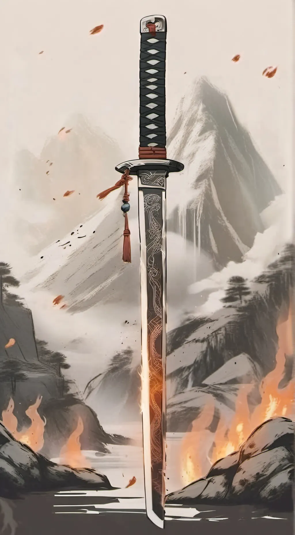 ai character: Rengoku  background