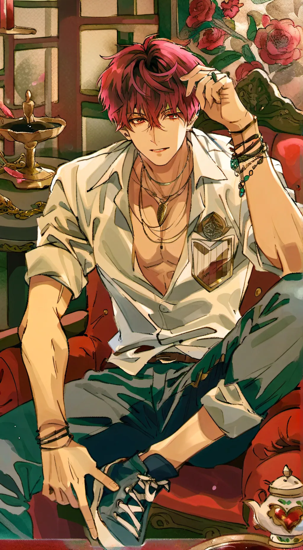 ai character: ~☕️Daniel☕️~ background