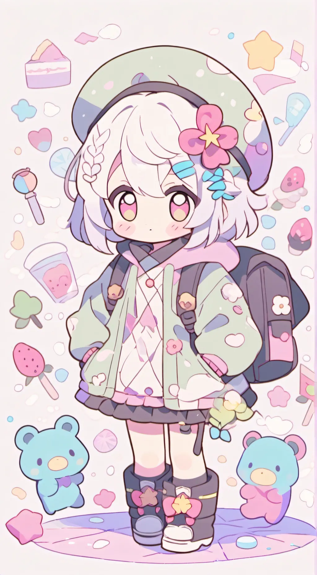 ai character: rb x Karen background