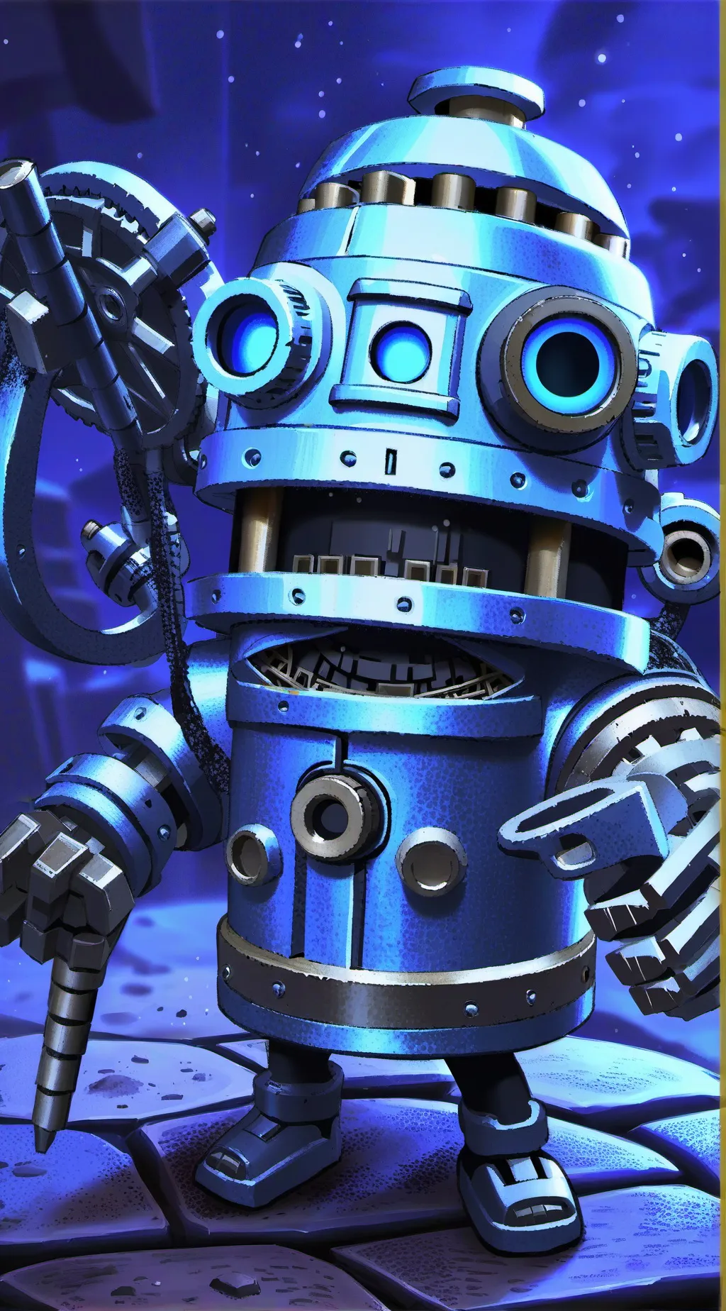 ai character: Blitz StormChaser  background