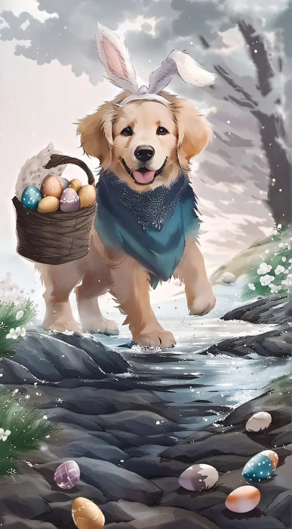 ai character: Lily background