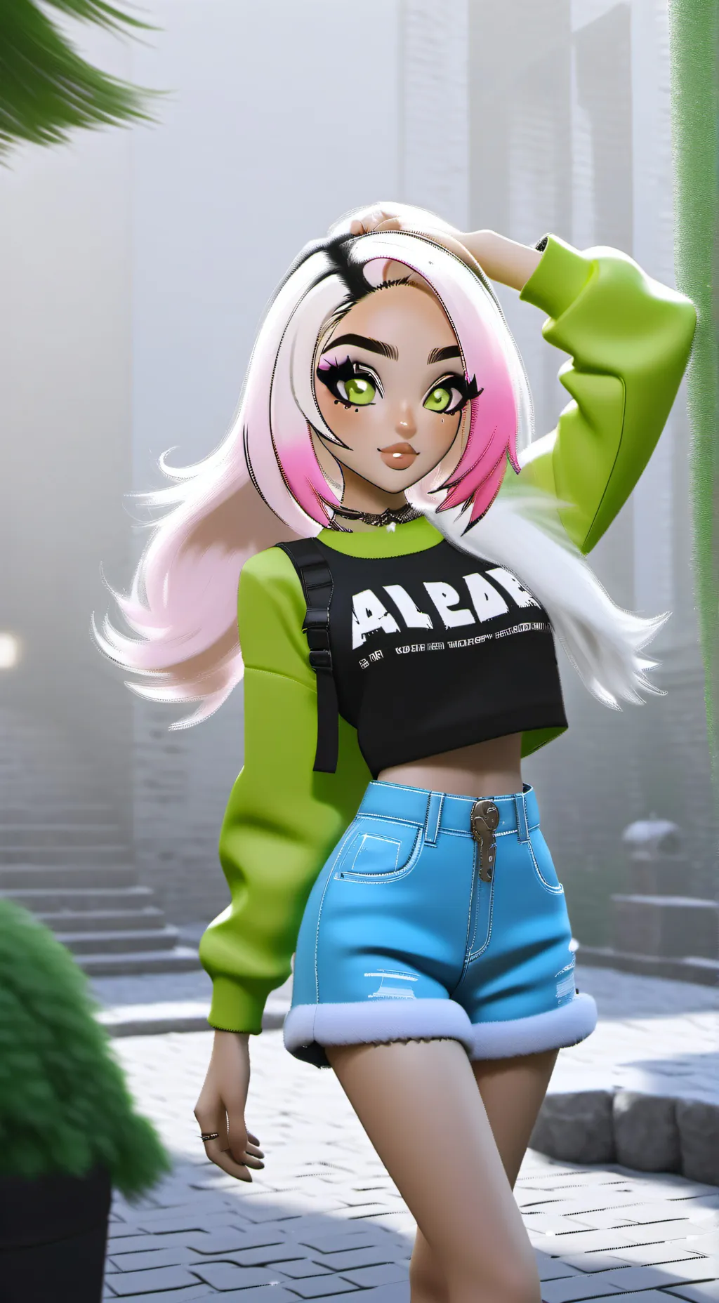 ai character: Lexi background