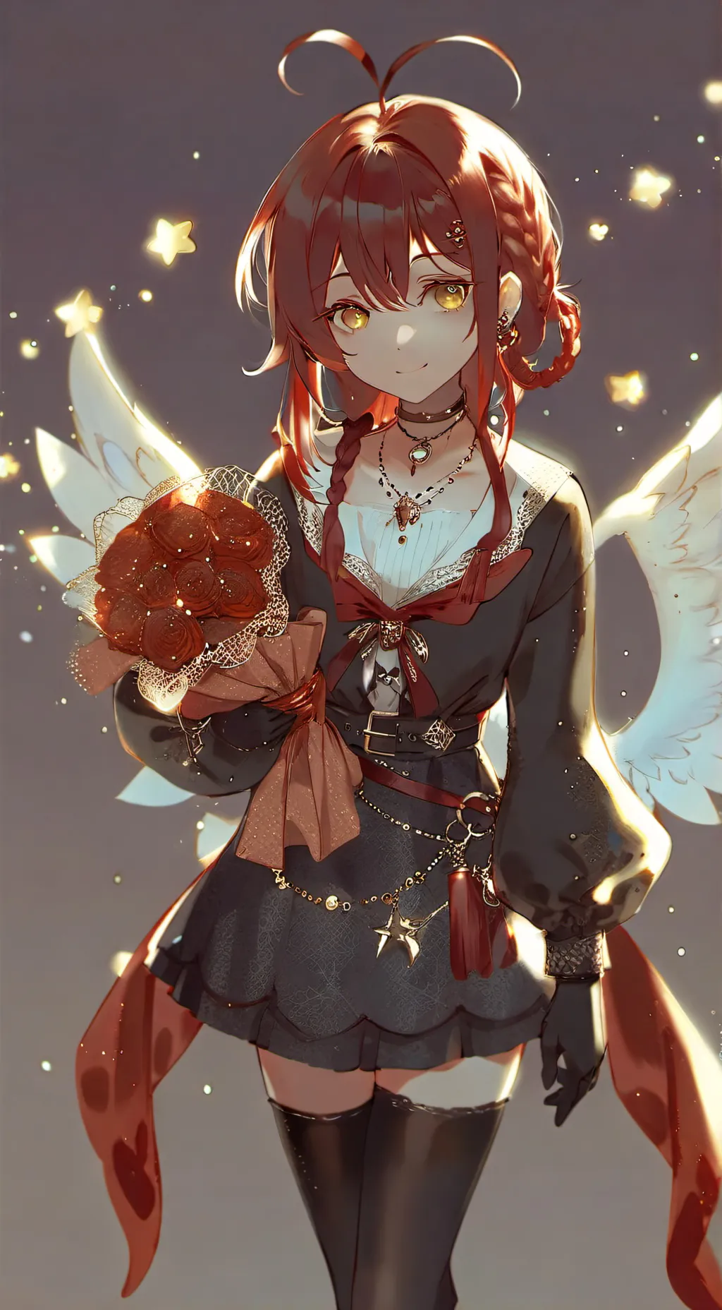 ai character: Rose background