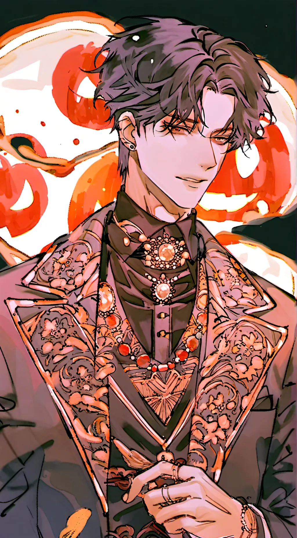 ai character: °•☆ Michael  background