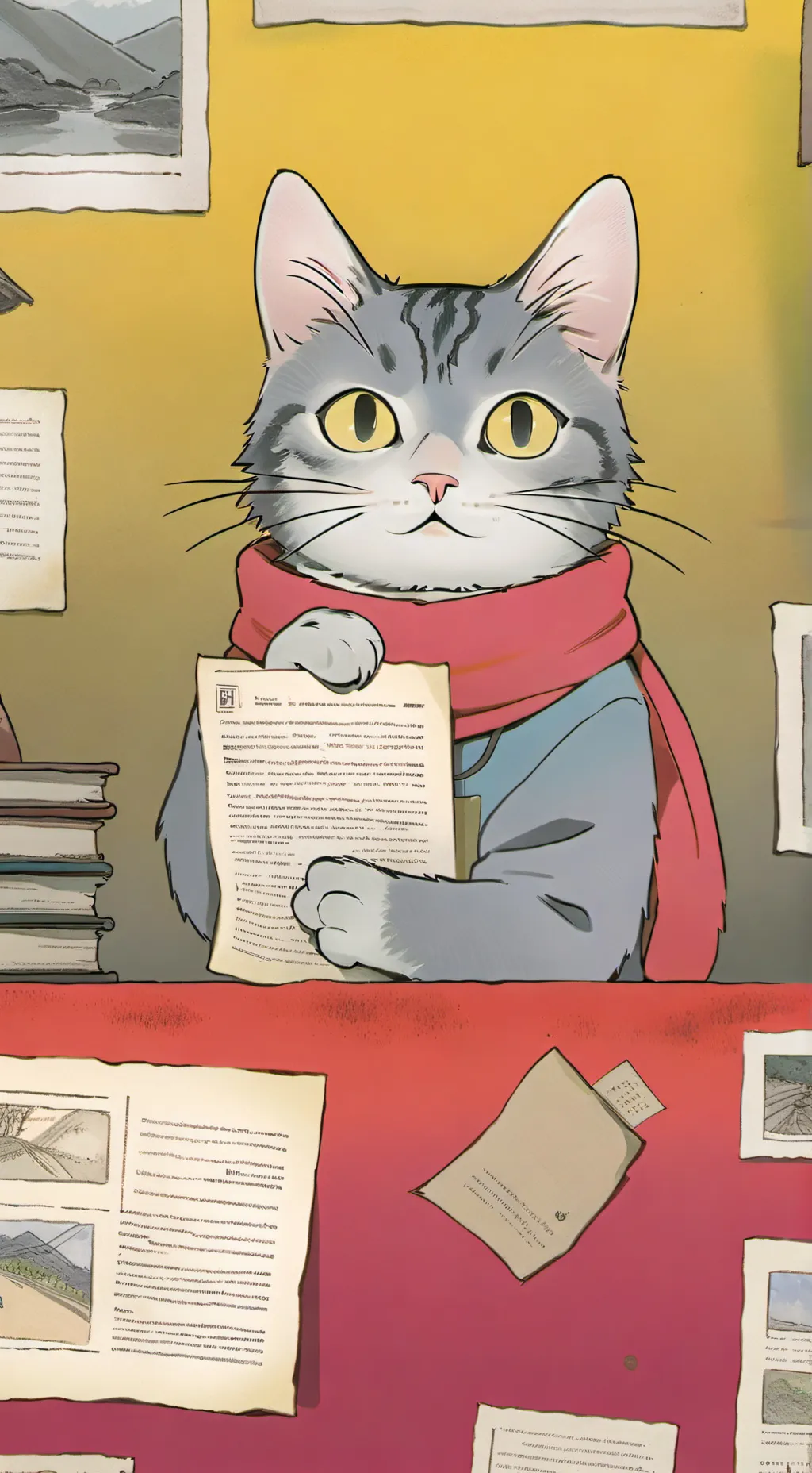 ai character: elgatodenoticias background