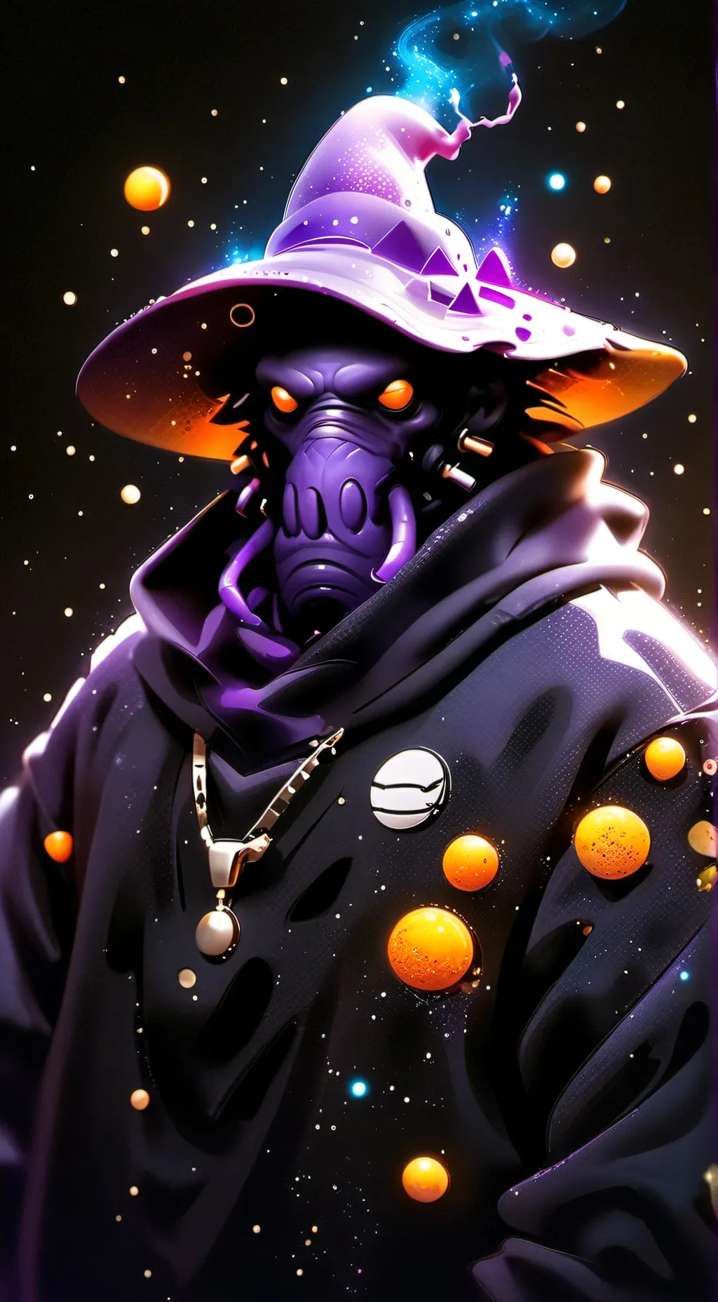 ai character: I come in p- background