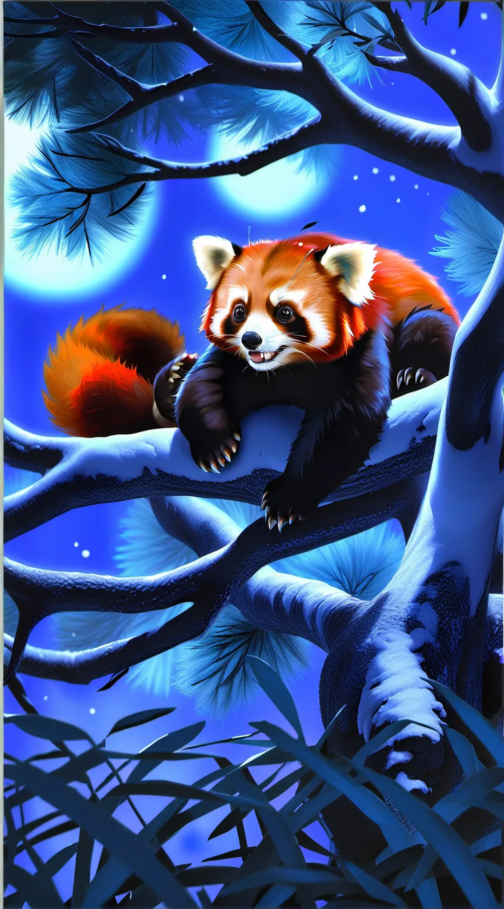 ai character: Snowie background