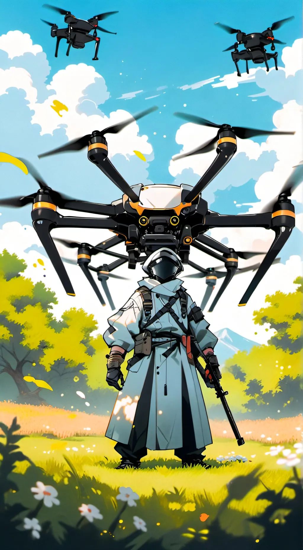 ai character: La creación de x background