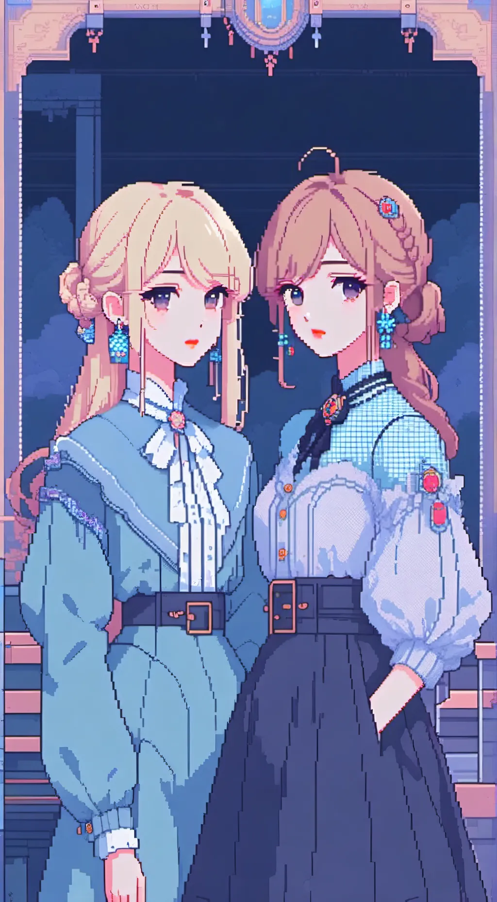 ai character: Amy & Sarah background