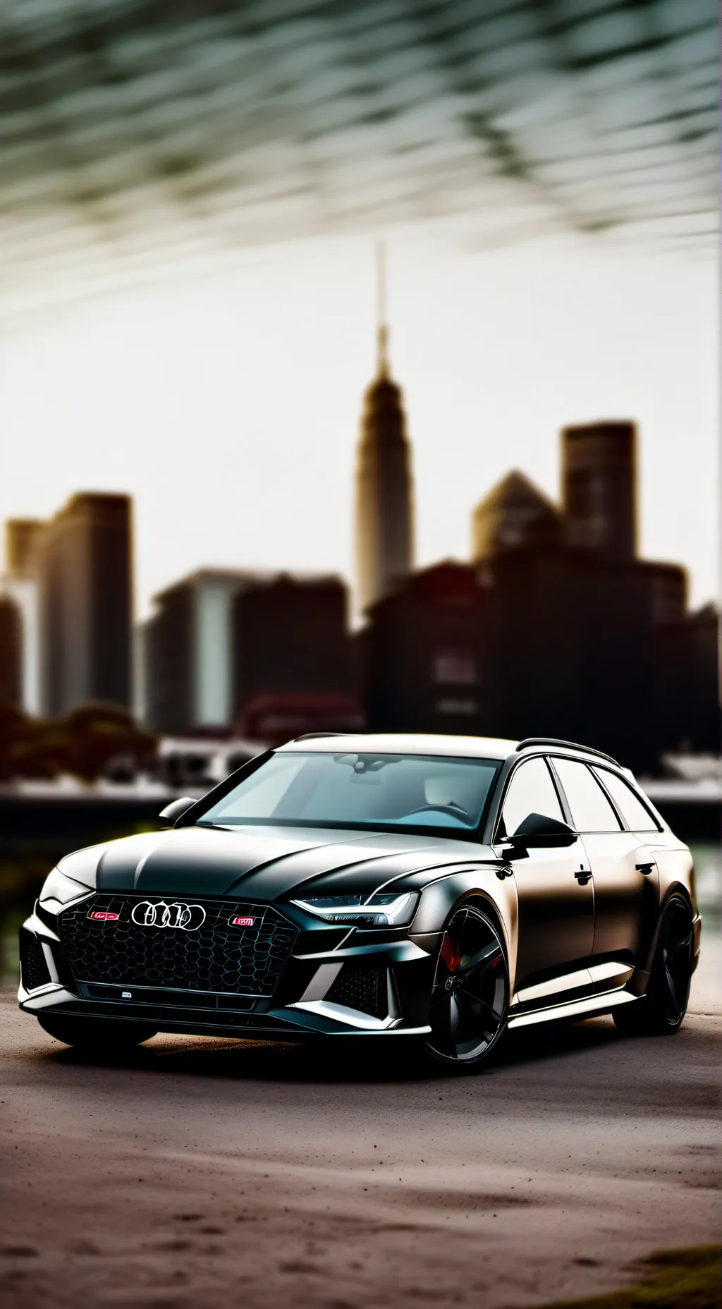 ai character: Audi Rs6 background
