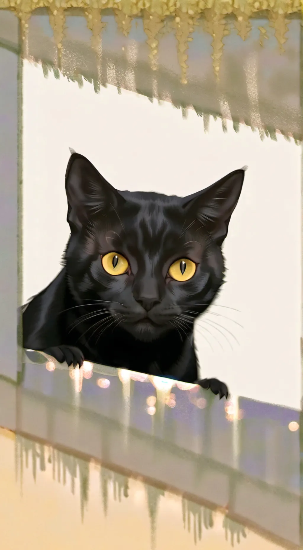 ai character: Cat background