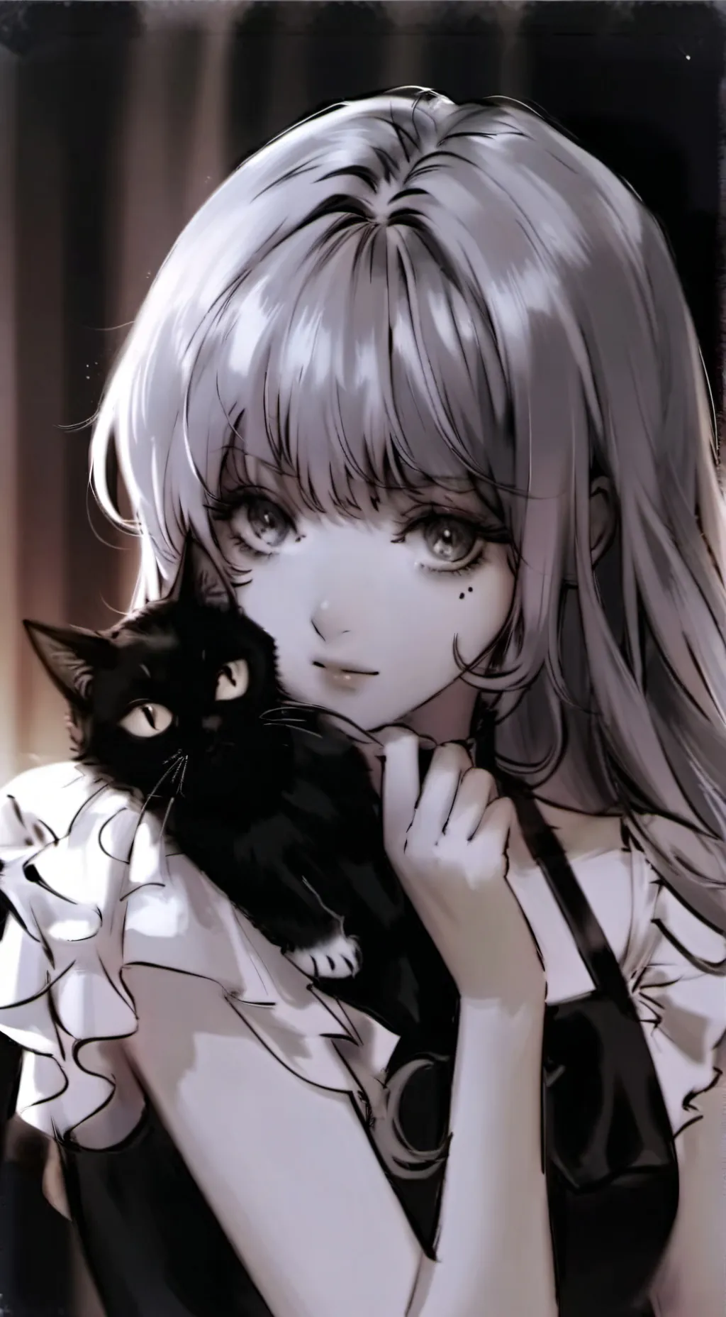 ai character: Luna background