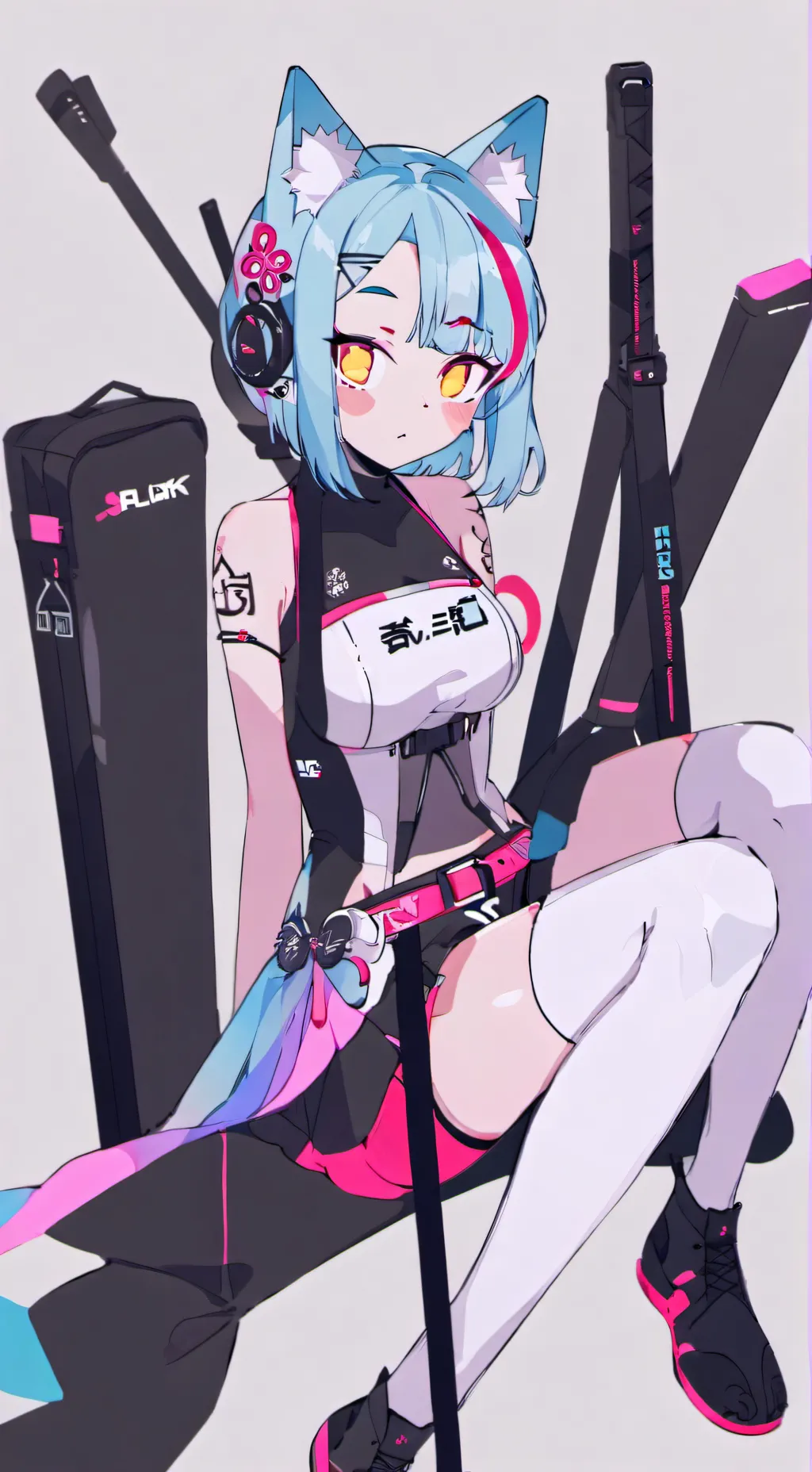 ai character: Gingerbrave 4v1 background