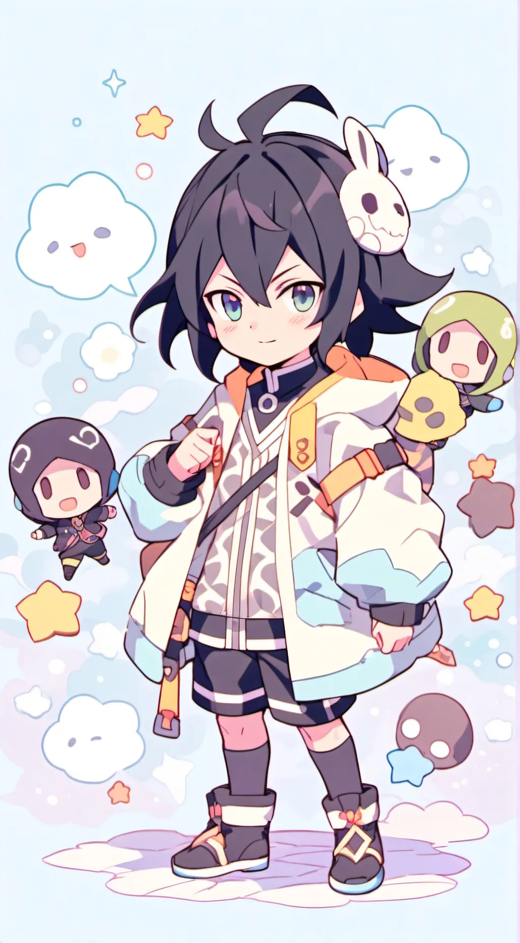 ai character: pijamada kny background