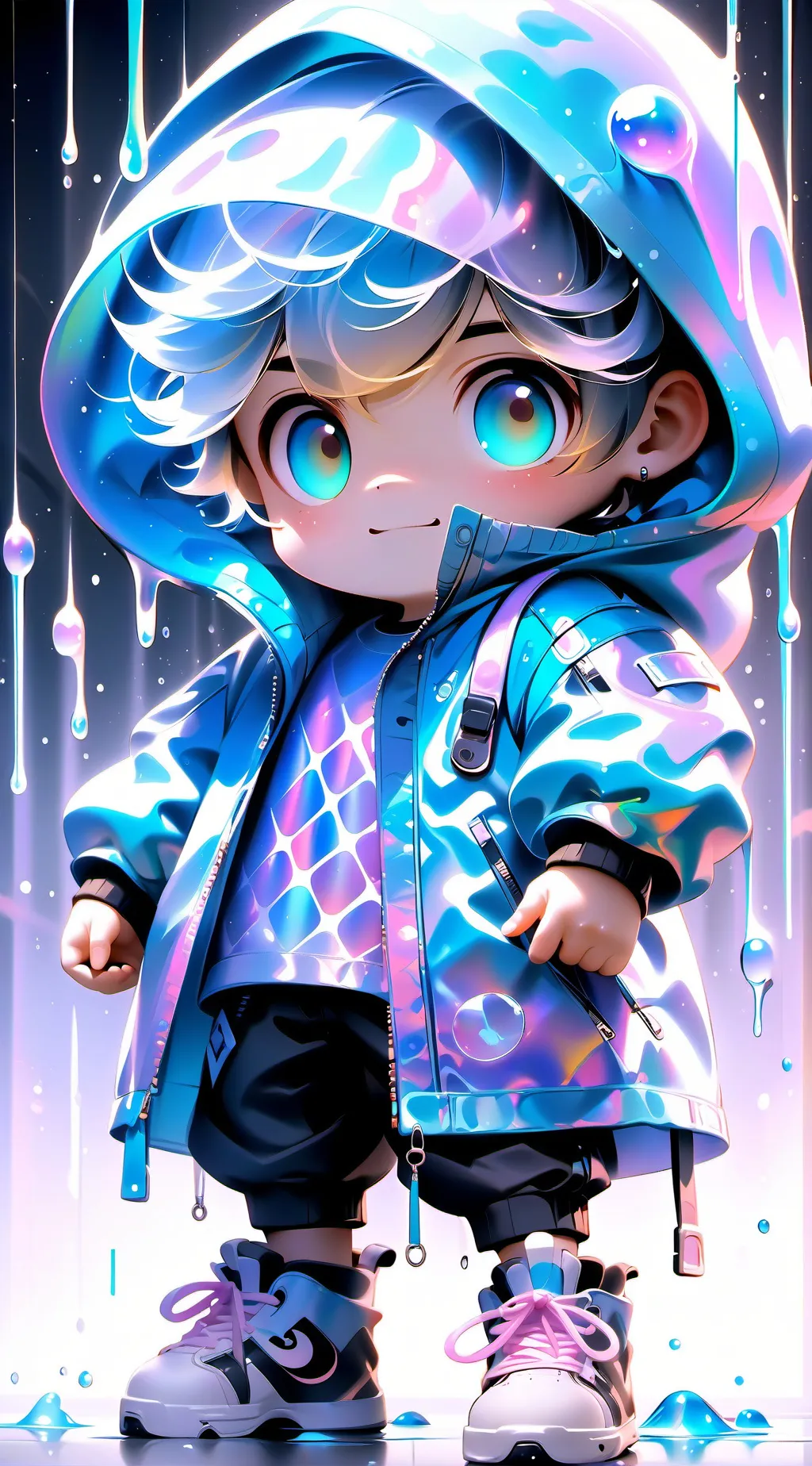 ai character: bebe gordo  background