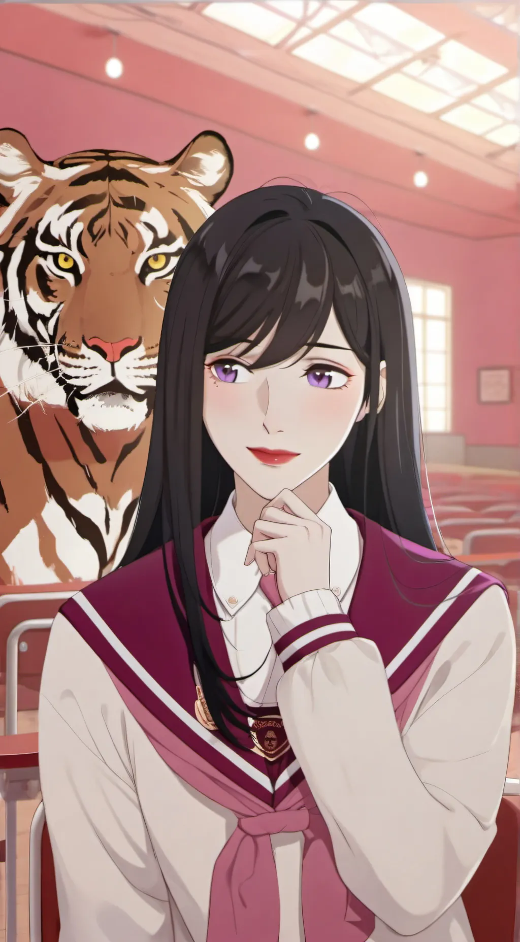 ai character: Hina Mizuno  background