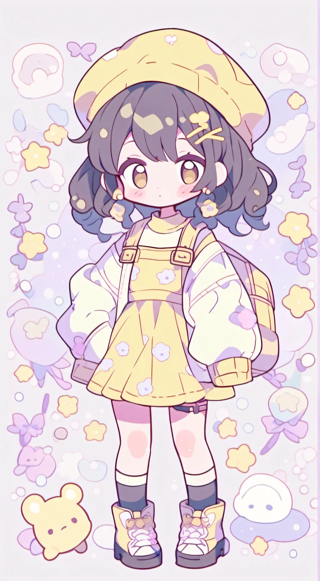 ai character: Mha solar eclipse  background