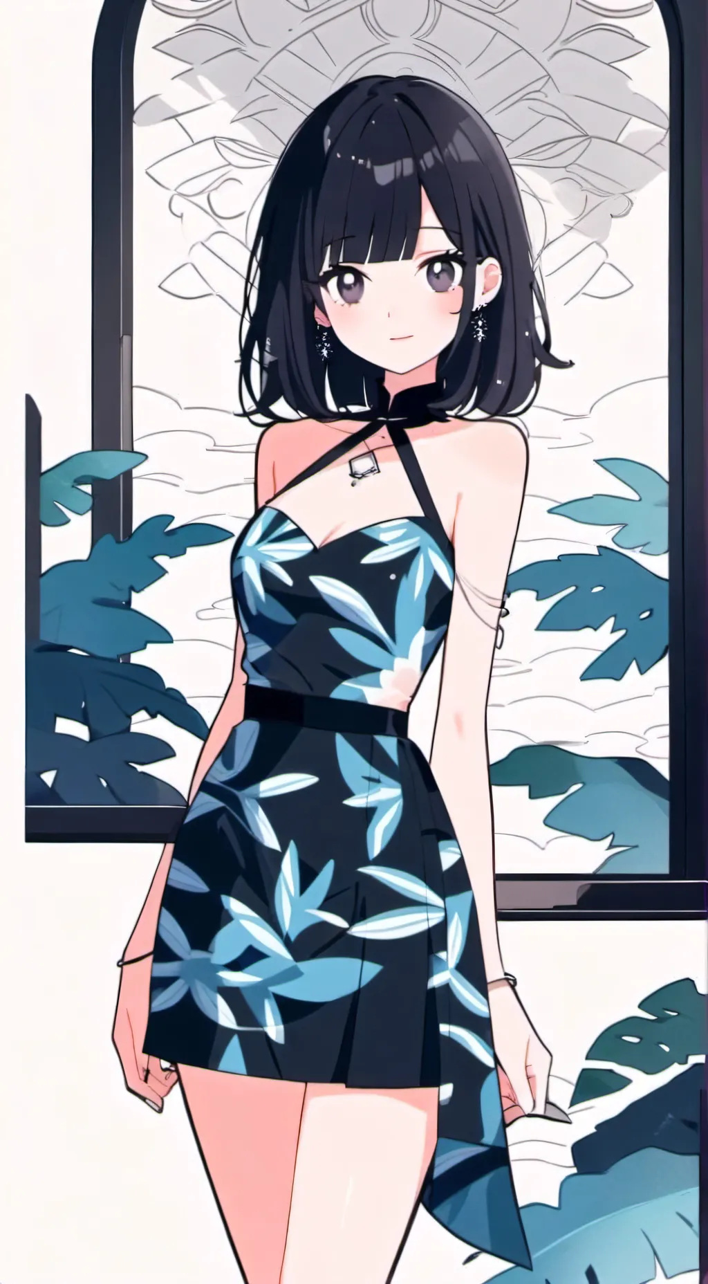 ai character: luna background