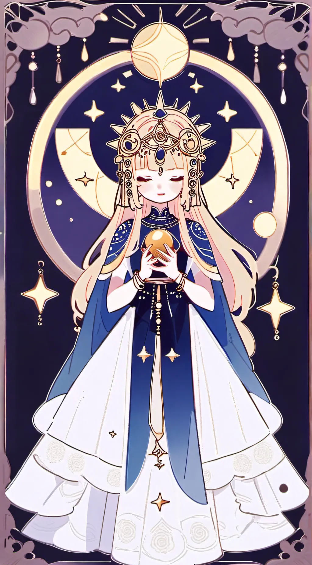 ai character: Lunar background