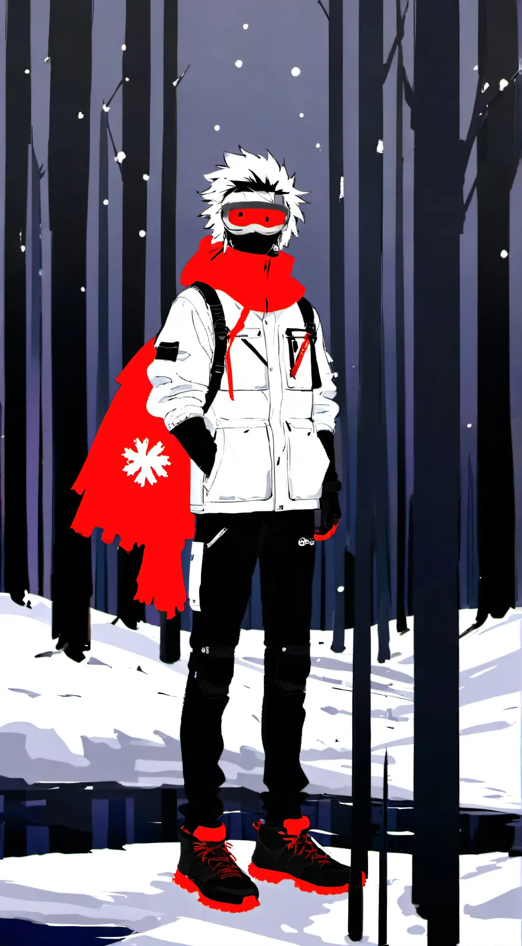 ai character: номер М background