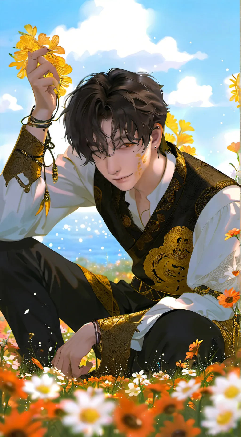 ai character: Bang Chan background