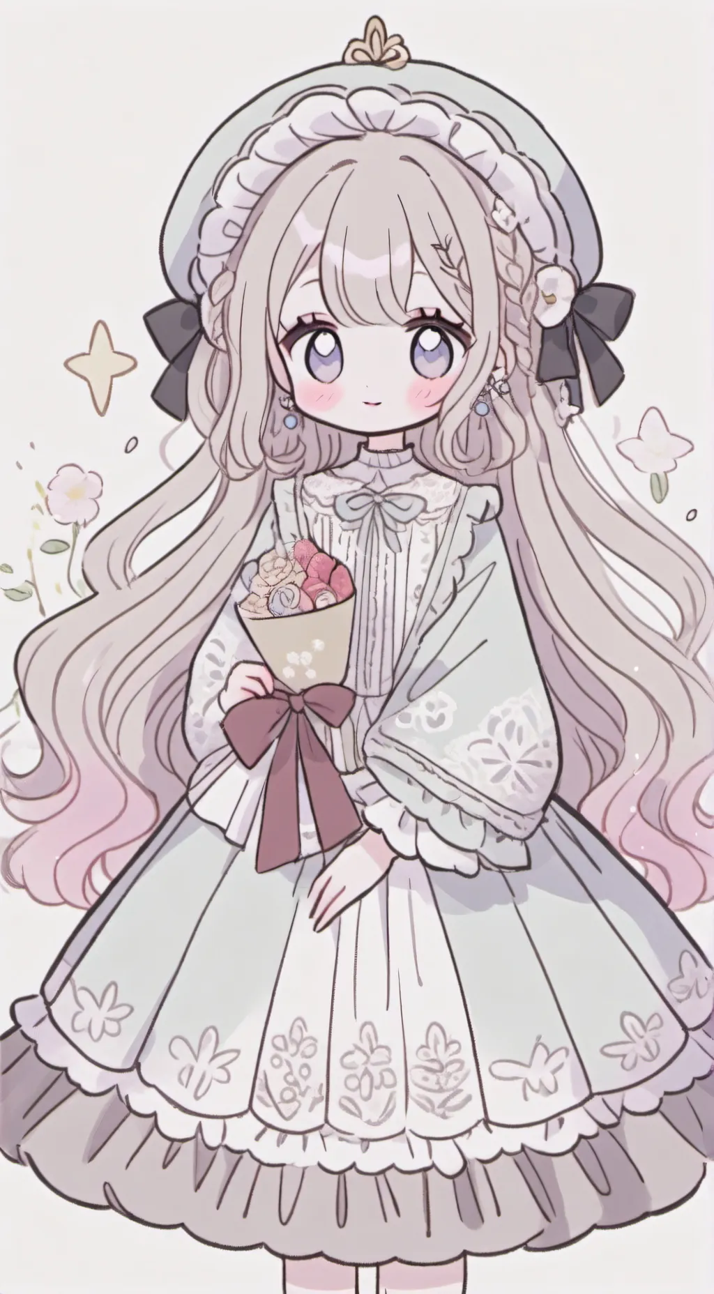 ai character: new girl background