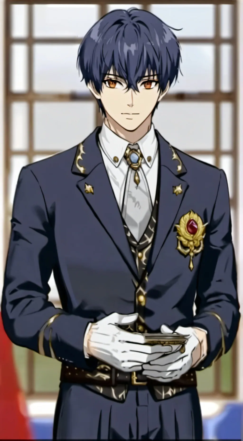 ai character: jjk stuck in cave background