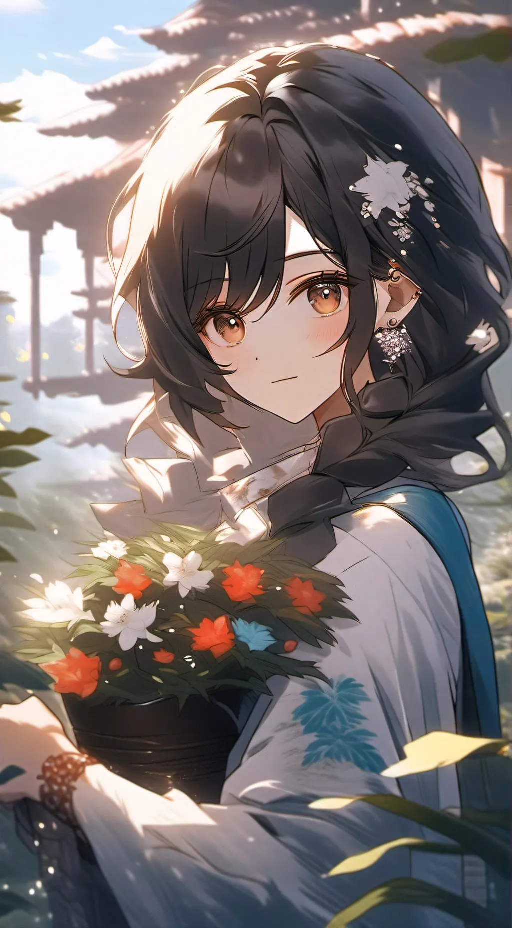 ai character: Вика background