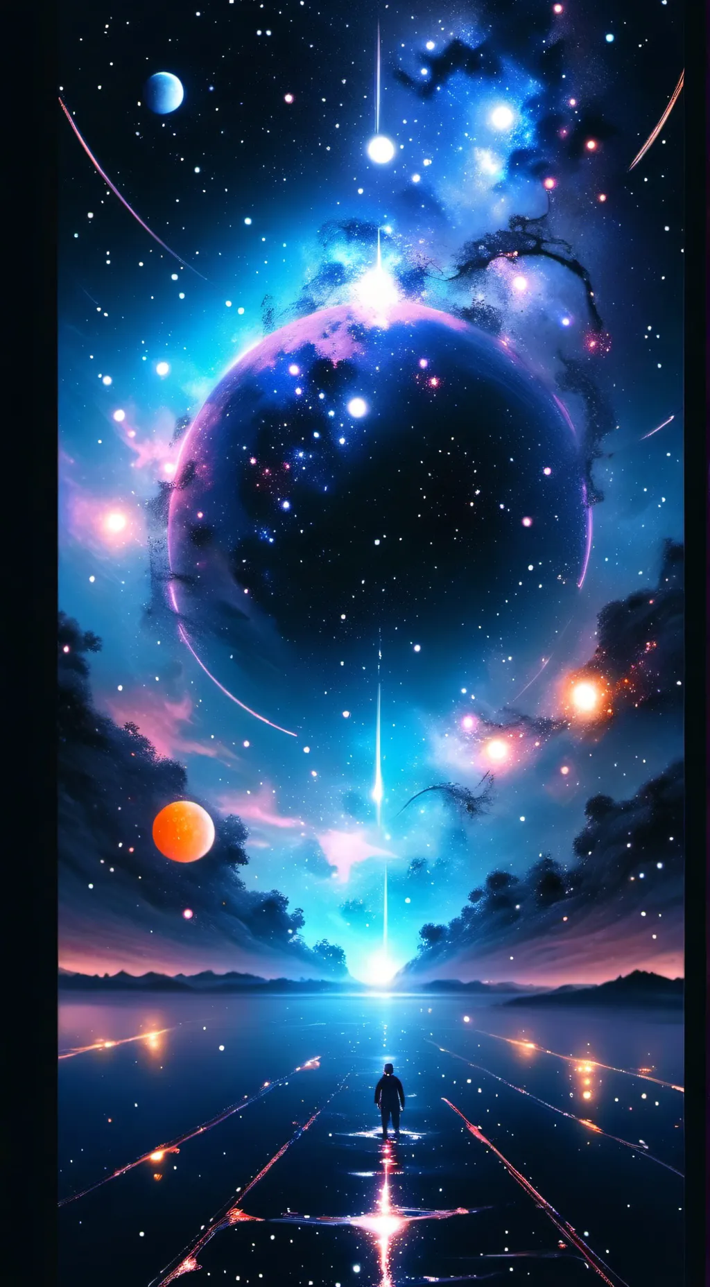 ai character: baby bump  background