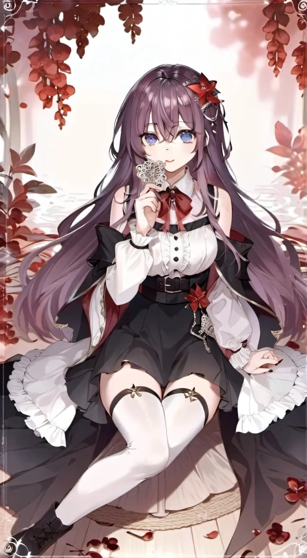 ai character: Léa  background