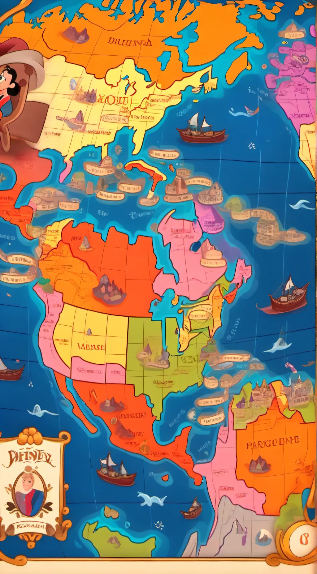 ai character: Country Simulator background