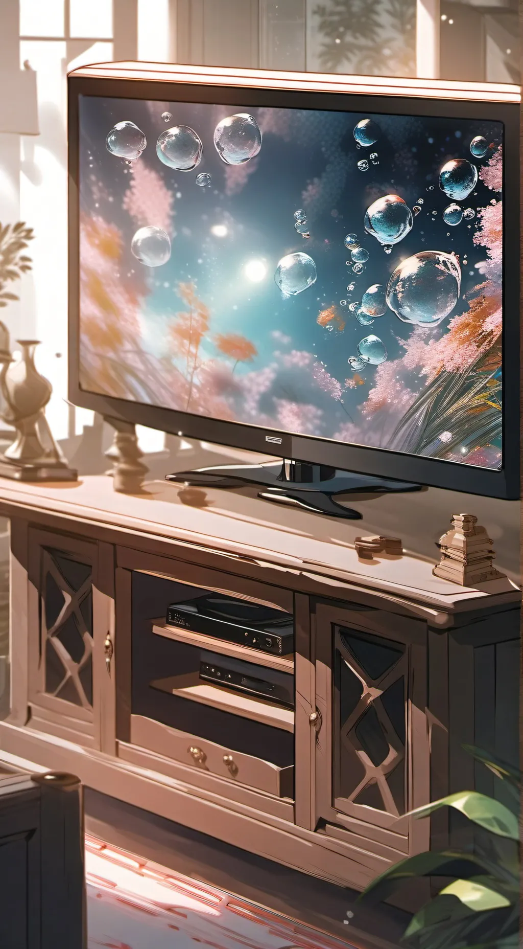 ai character: 📺🫧BubbleVision🫧📺 background